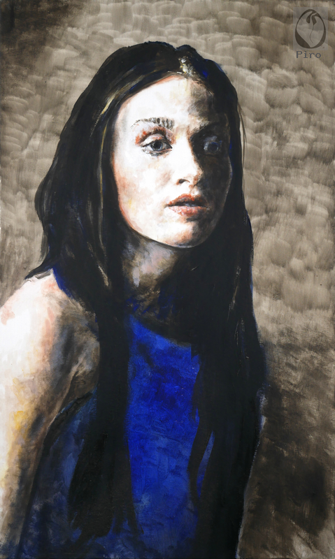 oil on canvas - olio su tela di Piro